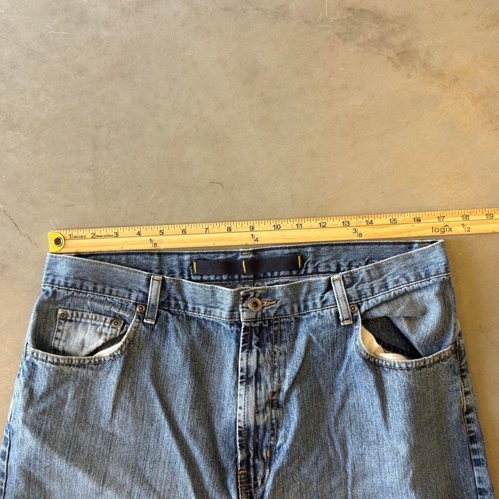 Vintage nautica relaxed fit faded dark Wash jeans - Picture 2 of 6